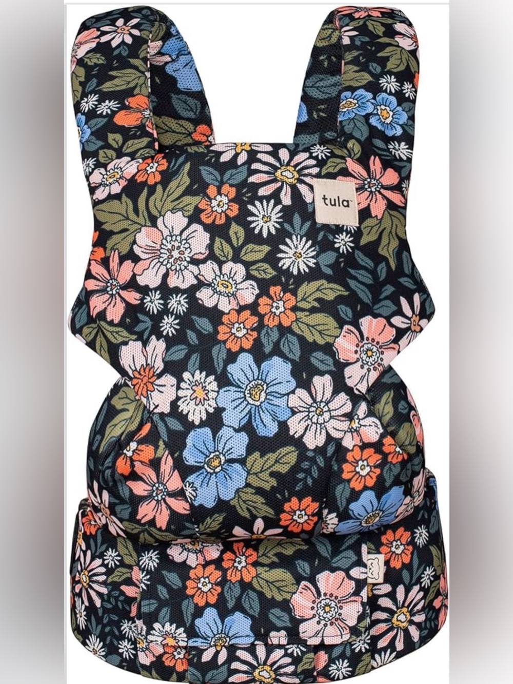 NWT / NIB - Tula - Natural Cotton - Olivia - Pink and Blue flower print